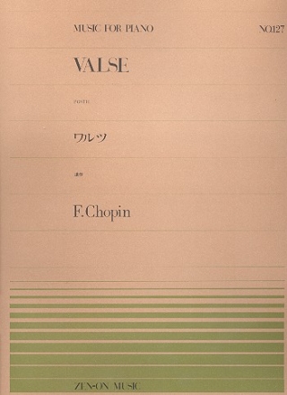 Valse No. 127 posth. for piano