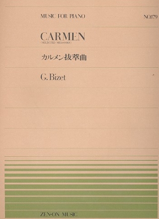 Carmen Nr.179 - selected Melodies for piano
