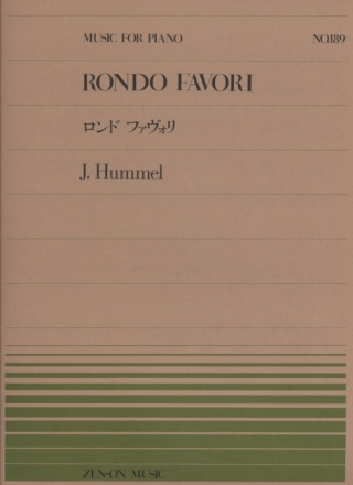Rondo favori Klavier