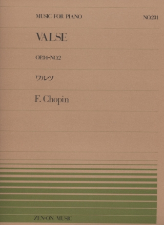 Walzer op. 34/2 Klavier