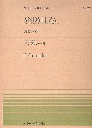 Andaluza op.37,5 fr Klavier