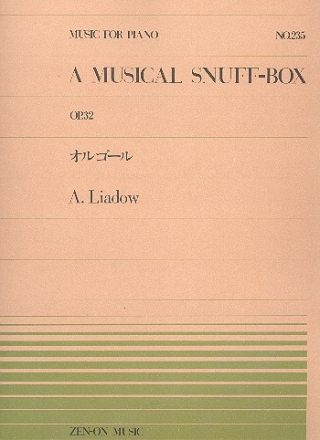 A Musical Snuff-Box op. 32 for Piano