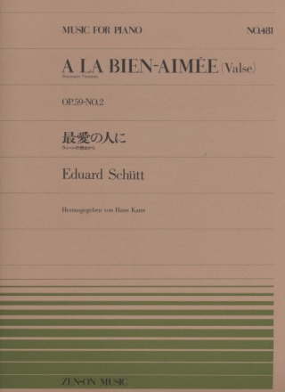 A la bien-aimee op. 59 no. 2 Klavier