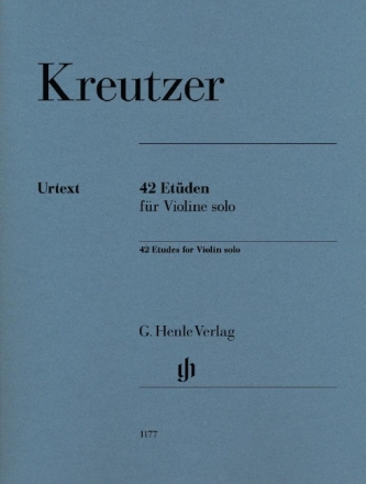 42 Et�den f�r Violine