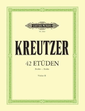 42 Et�den oder Capricen 2 Violinen Violine 2
