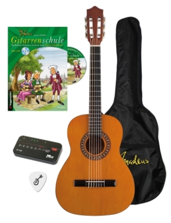 Little Amadeus Gitarrenset (3/4) (Schule+Gitarre+Zubehr) 