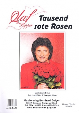 Tausend rote Rosen: fr Klavier (Gesang/Gitarre)