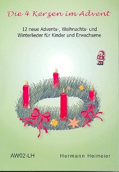 Die 4 Kerzen im Advent Liederbuch