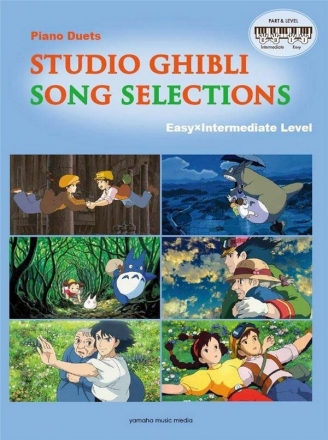 Studio Ghibli Song Selection  for Piano Duet (easy intermediate level)