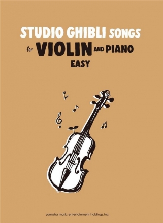 Studio Ghibli Songs for violin and piano (easy)