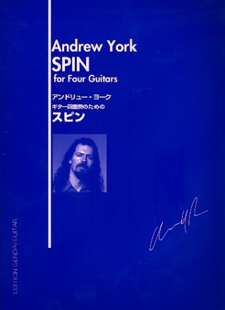 Spin  for 4 guitars score and parts