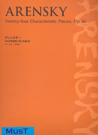 24 Characteristic Pieces op.36 for piano