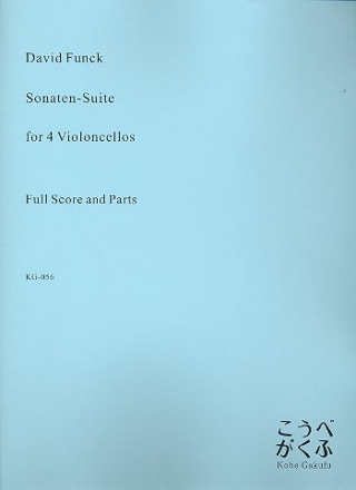 Sonaten-Suite for 4 violoncellos score and parts