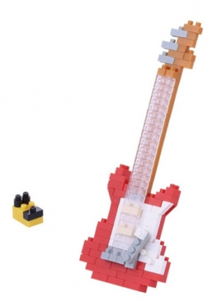 Nanoblock Electric Guitar red 12 x 4 x 1,6cm