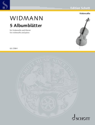 5 Albumbl�tter f�r Violoncello und Klavier