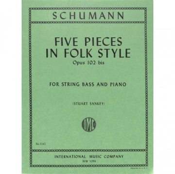 5 Pieces in Folk Style op.102 bis for string bass and piano