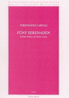 5 Serenaden f�r Fl�te und Gitarre Spielpartitur