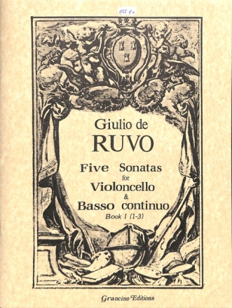5 Sonatas vol.1 (nos.1-3) for violoncello and bc