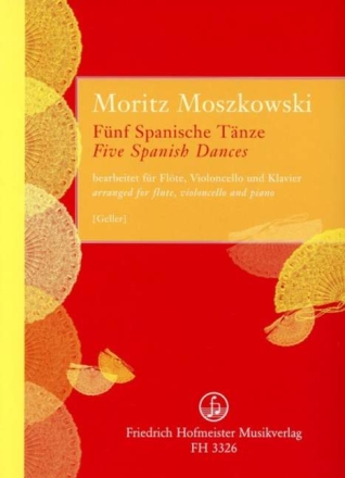 5 spanische T�nze f�r Fl�te, Violoncello und Klavier Stimmen