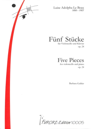 5 St�cke op.24 f�r Violoncello und Klavier