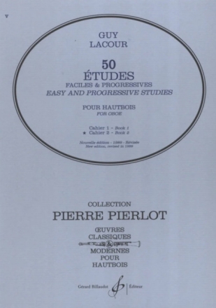 50 �tudes faciles et progressives vol.2 (nos.26-50) pour hautbois