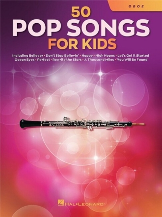 50 Pop Songs for Kids for oboe
