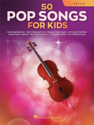 50 Pop Songs for Kids for violoncello