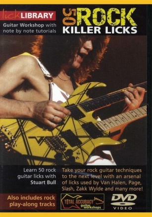 50 rock killer licks DVD-Video Learn 50 rock guitar licks with Stuart Bull