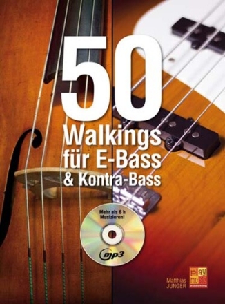 50 Walkings For E-Bass (+mp-3) f�r E-Bass und Kontrabass