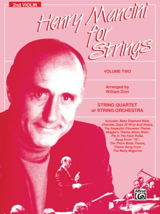 Henry Mancini for strings  vol. 2 for string quartet or orchestra, violin 2