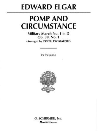 Military march d major no.1 op.39 for piano Prostakoff, Joseph, arr.