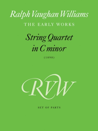 String quartet c minor parts (1898) Kennedy, M., ed