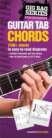 The gig bag book of guitar tab chords over 2100 chords for all guitarists