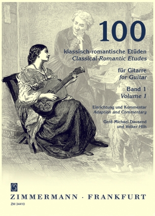 100 klassisch romantische Etden Band 1 fr Gitarre