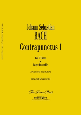 Contrapunctus 1 for 5 tubas or large ensemble, score+parts