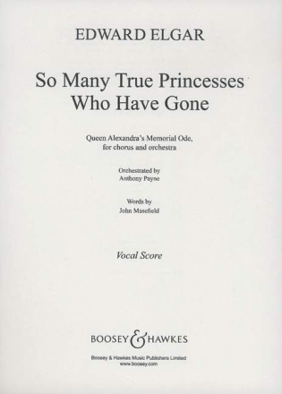 So many true princesses who have gone for gem chorus and orchestra,  vocal score Queen Alexanra's memorial ode