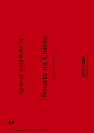 Sonata da chiesa pour cor en fa et orgue (1953)