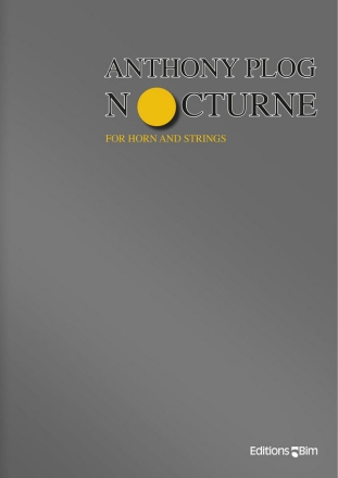 Nocturne for horn in f and strings, score