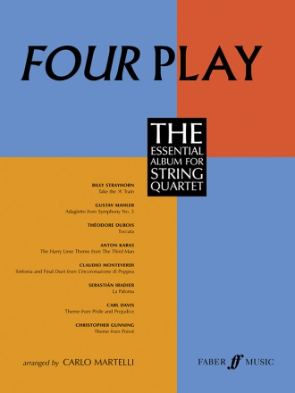 Four play for string quartet parts The essential album for string quartet