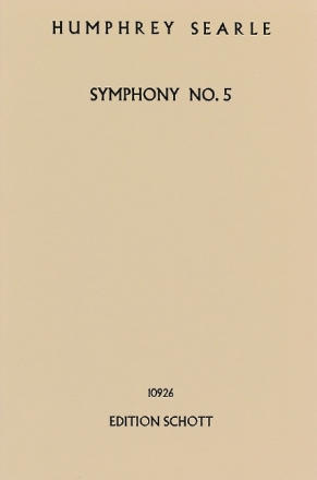 Symphony no.5 op.43 for orchestra study score