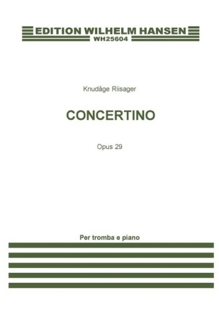 Concertino op.29 per tromba e strumenti ad arco per tromba e piano Nielsen, Elof,  arr.