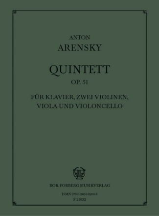 Quintett op.51 fr Klavier und Streichquartett