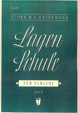 Lagenschule Band 1 fr Violine