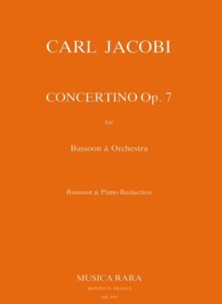 Concertino Nr.7 for Bassoon and Orchestra Edition Bassoon and Piano Reduction