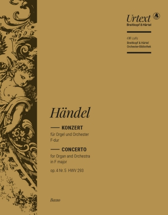 Konzert F-Dur op.4,5 HWV293 fr Orgel und Orchester Violoncello / Kontrabass
