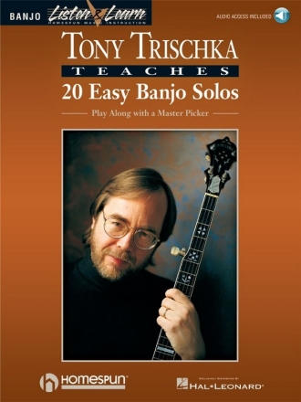 20 easy Banjo Solos (+Online Audio) Play along with a Master Picker