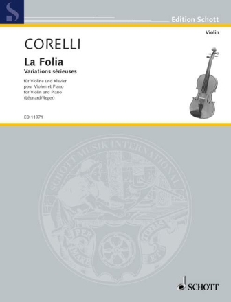 La Folia Variations srieuses pour violon et piano