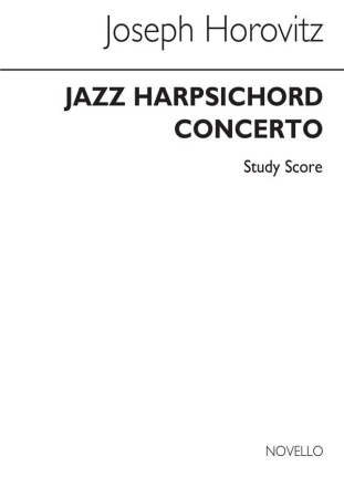 Jazz Harpsichord concerto for harpsichord (piano), string orchestra jazz drums, study score