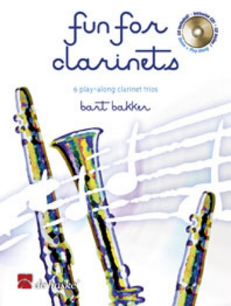 Fun for clarinets (+CD) for 3 clarinets score and parts