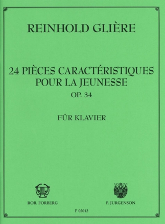 24 Pices caracteristiques pour la jeunesse op.34 fr Klavier